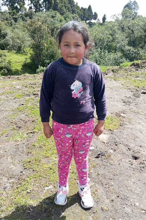 An unsponsored girl named Scarleth from Ecuador who has waited 479 days for a sponsor.