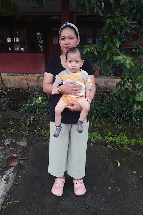 An unsponsored boy named Garnacho from Indonesia who has waited 490 days for a sponsor.