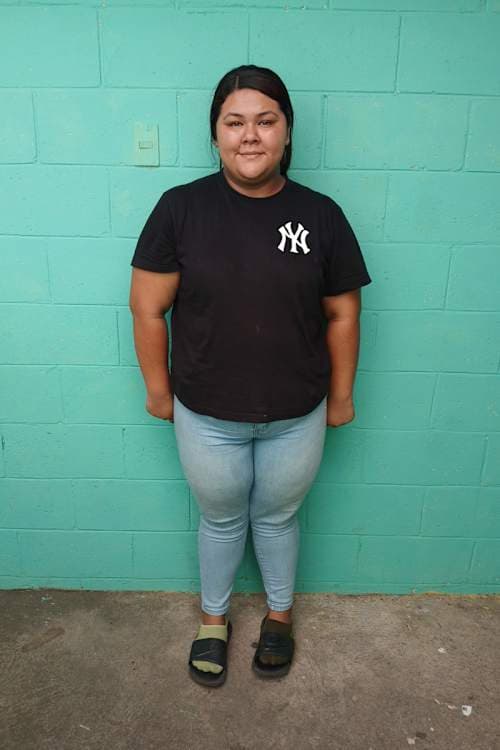 An unsponsored girl named Jennifer from El Salvador who has waited 512 days for a sponsor.