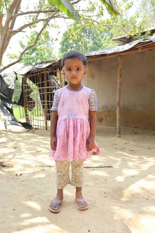 An unsponsored girl named Fatema from Bangladesh who is vulnerable to exploitation and has waited 409 days for a sponsor.