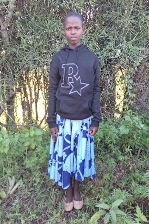 An unsponsored girl named Irene from Tanzania who lives in an AIDS-affected area, is vulnerable to exploitation and has waited 523 days for a sponsor.