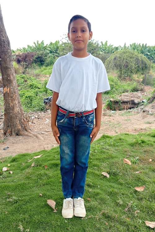 An unsponsored boy named Alexander from Ecuador who has waited 408 days for a sponsor.