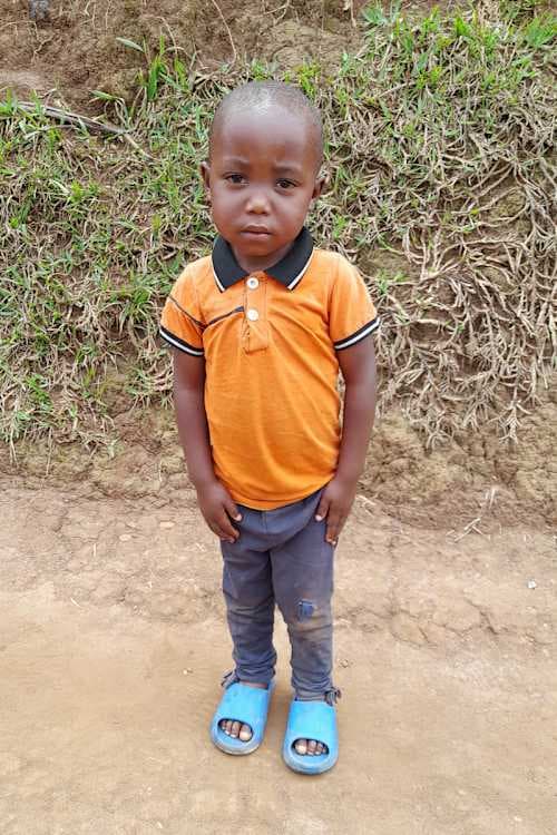 An unsponsored boy named Ebenezel from Rwanda who lives in an AIDS-affected area, is vulnerable to exploitation and has waited 458 days for a sponsor.