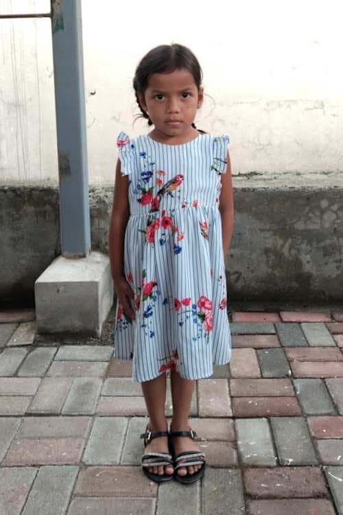An unsponsored girl named Katty from Ecuador who has waited 476 days for a sponsor.