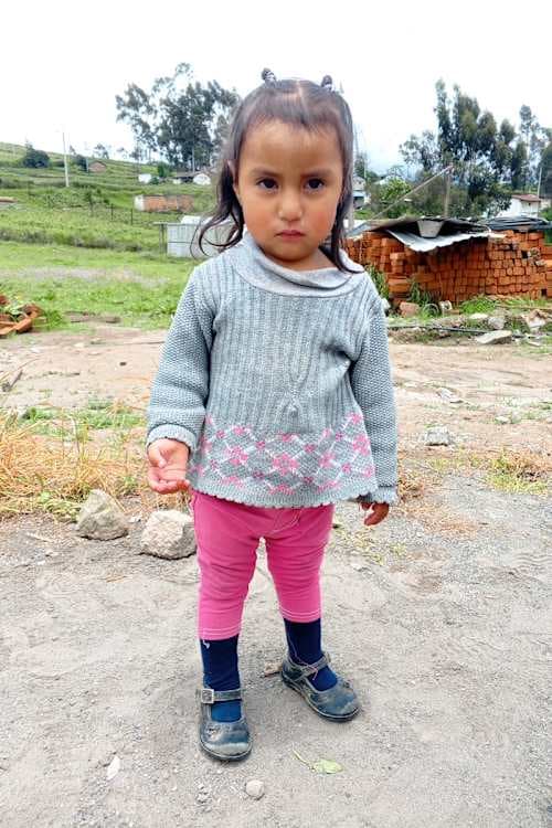 An unsponsored girl named Aylin from Ecuador who has waited 479 days for a sponsor.