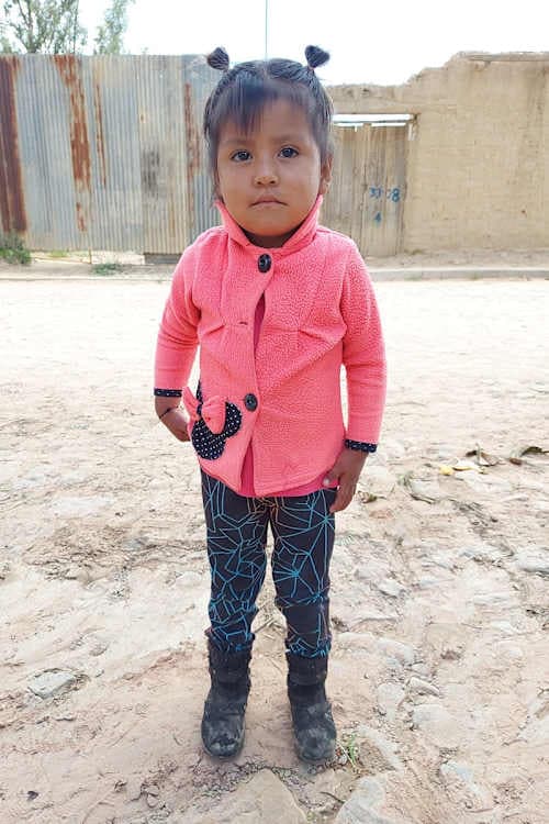 An unsponsored girl named Luz Marina from Bolivia who has waited 481 days for a sponsor.