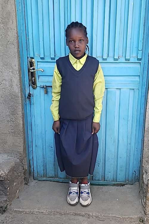 An unsponsored girl named Misgana from Ethiopia who lives in an AIDS-affected area, is vulnerable to exploitation and has waited 554 days for a sponsor.