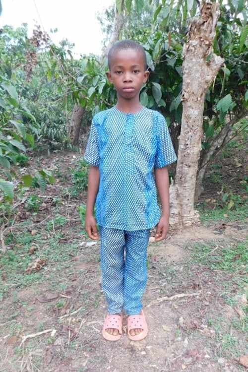 An unsponsored boy named Emmanuel from Togo who lives in an AIDS-affected area, is vulnerable to exploitation and has waited 489 days for a sponsor.