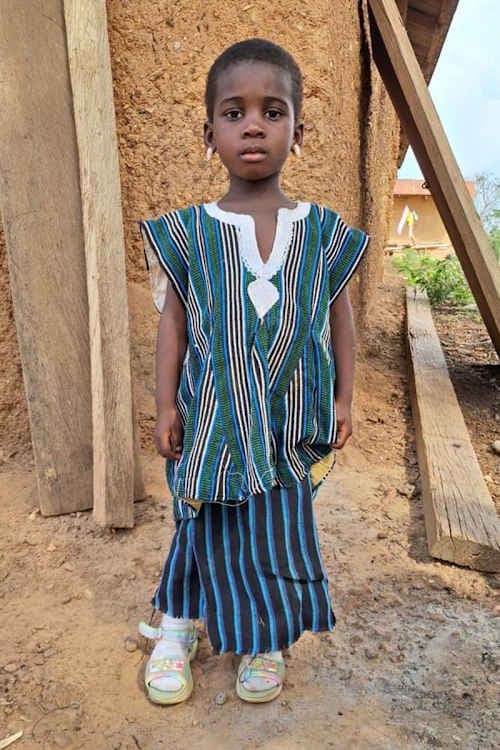 An unsponsored girl named Odette from Togo who lives in an AIDS-affected area, is vulnerable to exploitation and has waited 452 days for a sponsor.