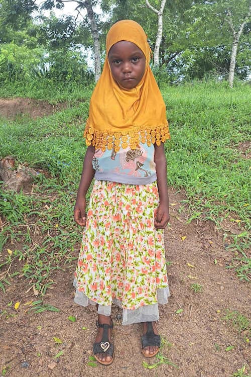 An unsponsored girl named Faudhia from Tanzania who lives in an AIDS-affected area, is vulnerable to exploitation and has waited 388 days for a sponsor.