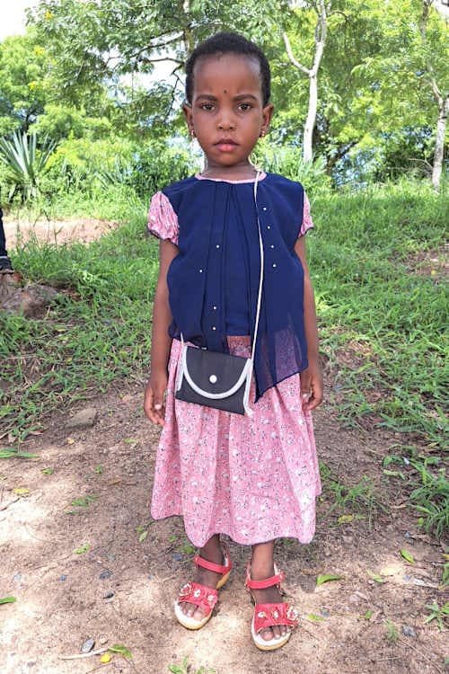An unsponsored girl named Nasra from Tanzania who lives in an AIDS-affected area, is vulnerable to exploitation and has waited 388 days for a sponsor.