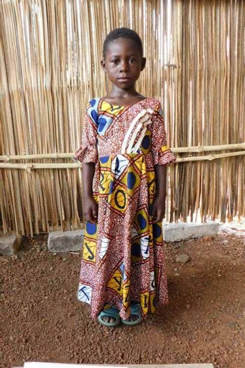 An unsponsored girl named Helene from Togo who lives in an AIDS-affected area, is vulnerable to exploitation and has waited 400 days for a sponsor.