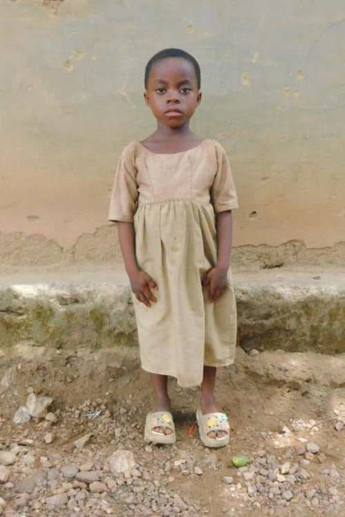 An unsponsored girl named Edjodjinam from Togo who lives in an AIDS-affected area, is vulnerable to exploitation and has waited 398 days for a sponsor.