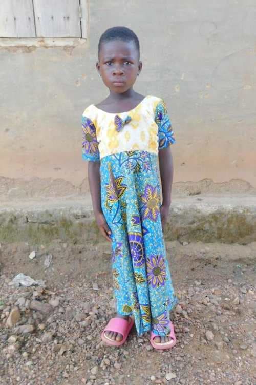 An unsponsored girl named Valerie from Togo who lives in an AIDS-affected area, is vulnerable to exploitation and has waited 413 days for a sponsor.