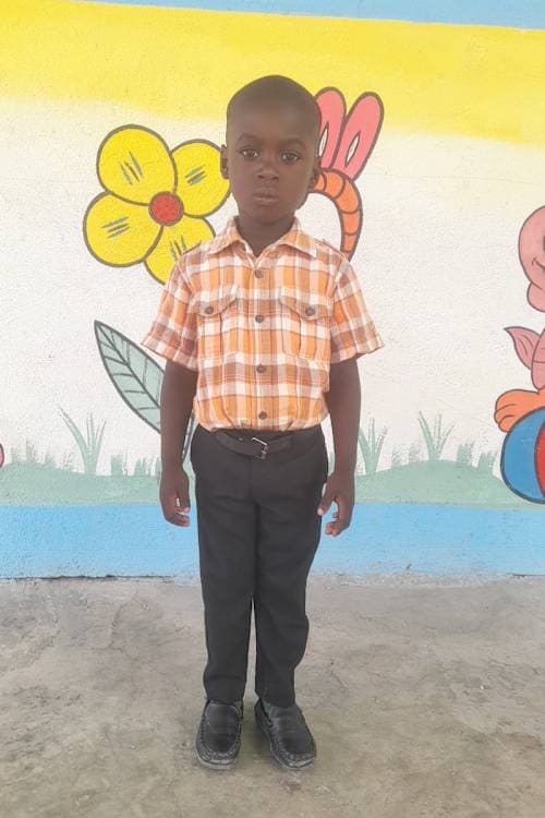 An unsponsored boy named Biden from Haiti who is vulnerable to exploitation and has waited 392 days for a sponsor.