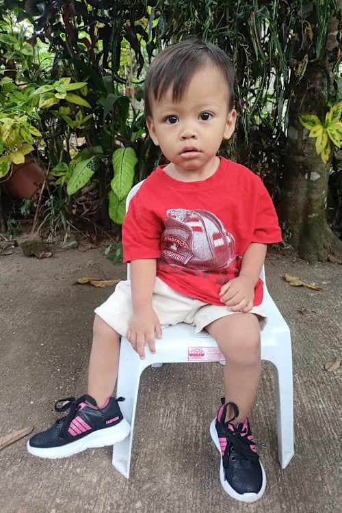 An unsponsored boy named Ansel from Philippines who has waited 499 days for a sponsor.