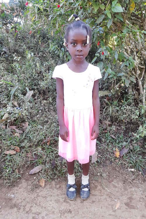 An unsponsored girl named Nana from Haiti who is vulnerable to exploitation and has waited 458 days for a sponsor.
