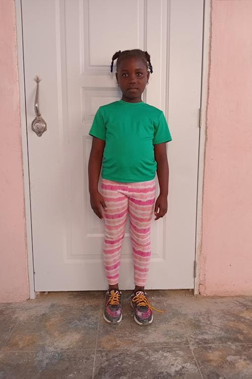 An unsponsored girl named Viviana from Haiti who is vulnerable to exploitation and has waited 386 days for a sponsor.