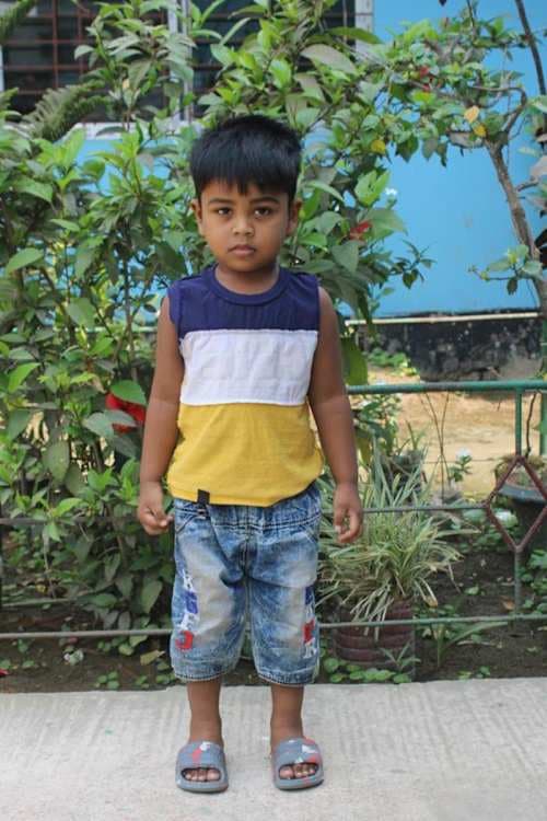 An unsponsored boy named Shidhtho from Bangladesh who is vulnerable to exploitation and has waited 391 days for a sponsor.