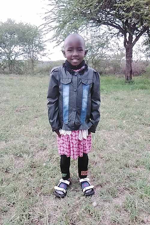 An unsponsored girl named Ropian from Kenya who lives in an AIDS-affected area and has waited 378 days for a sponsor.