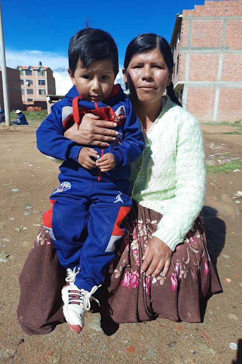 An unsponsored boy named Jhon from Bolivia who has waited 500 days for a sponsor.