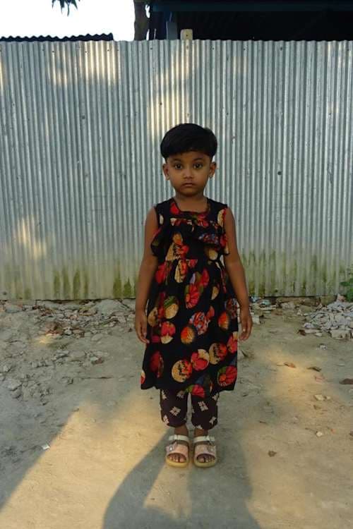 An unsponsored boy named Maria from Bangladesh who is vulnerable to exploitation and has waited 389 days for a sponsor.