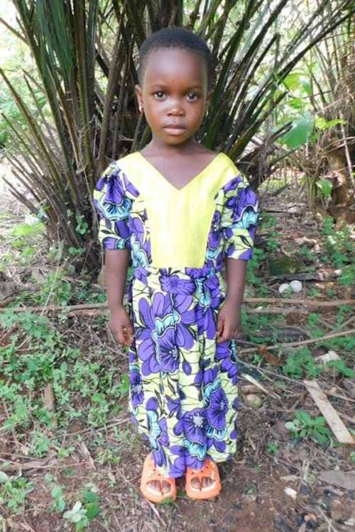 An unsponsored girl named Natacha from Togo who lives in an AIDS-affected area, is vulnerable to exploitation and has waited 485 days for a sponsor.