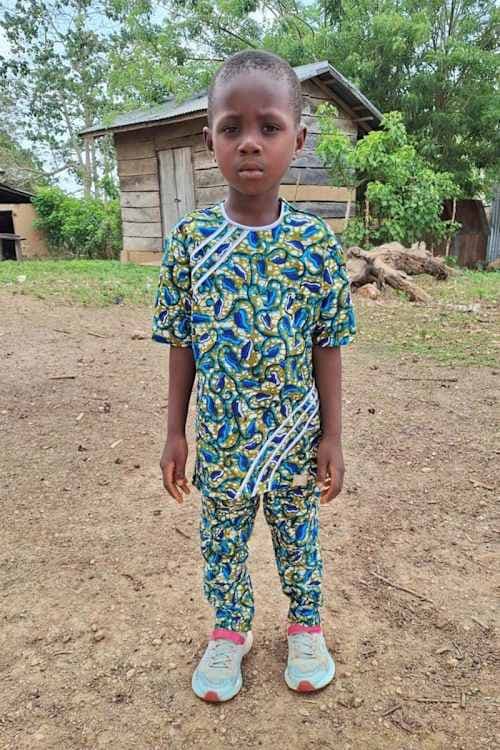 An unsponsored boy named Franc from Togo who lives in an AIDS-affected area, is vulnerable to exploitation and has waited 483 days for a sponsor.