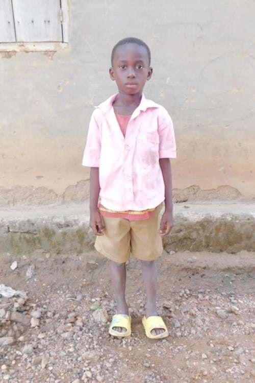 An unsponsored boy named Kokou from Togo who lives in an AIDS-affected area, is vulnerable to exploitation and has waited 485 days for a sponsor.
