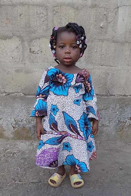 An unsponsored girl named Sandra from Togo who lives in an AIDS-affected area, is vulnerable to exploitation and has waited 395 days for a sponsor.