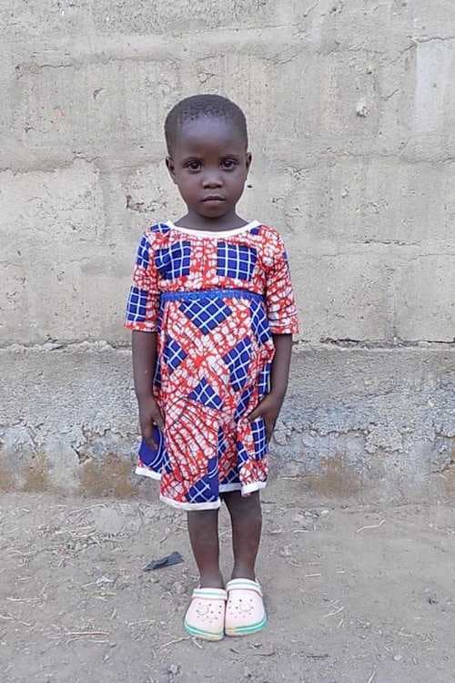 An unsponsored girl named Aicha from Togo who lives in an AIDS-affected area, is vulnerable to exploitation and has waited 395 days for a sponsor.