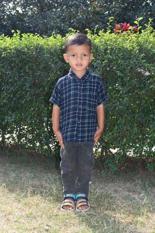 An unsponsored boy named Adrian from Bangladesh who is vulnerable to exploitation and has waited 389 days for a sponsor.