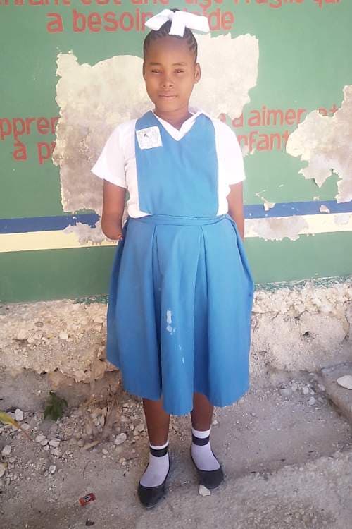 An unsponsored girl named Christiana from Haiti who is vulnerable to exploitation and has waited 610 days for a sponsor.