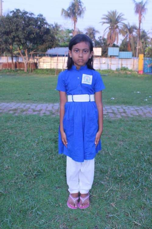 An unsponsored girl named Ridisha from Bangladesh who is vulnerable to exploitation and has waited 460 days for a sponsor.