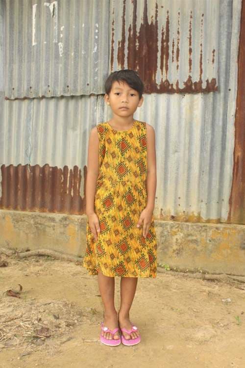 An unsponsored girl named Shreeja from Bangladesh who is vulnerable to exploitation and has waited 522 days for a sponsor.