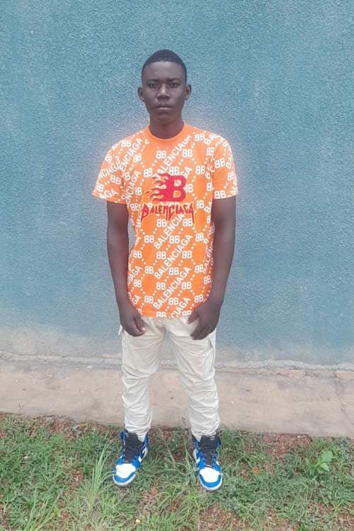An unsponsored boy named Misago from Rwanda who lives in an AIDS-affected area, is vulnerable to exploitation and has waited 442 days for a sponsor.