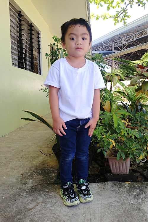 An unsponsored boy named Ace from Philippines who has waited 375 days for a sponsor.