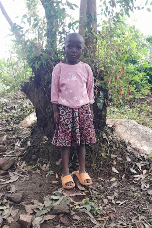 An unsponsored girl named Emelyne from Rwanda who lives in an AIDS-affected area, is vulnerable to exploitation and has waited 377 days for a sponsor.