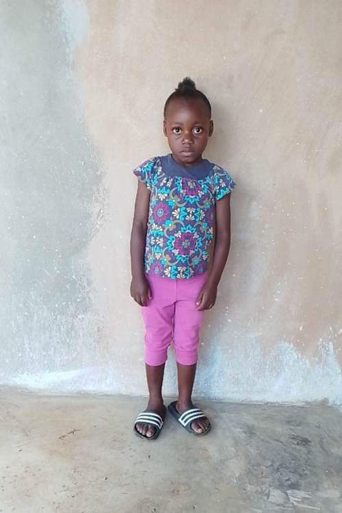 An unsponsored girl named Djouneycie from Haiti who is vulnerable to exploitation and has waited 454 days for a sponsor.