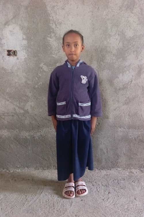 An unsponsored girl named Bezawit from Ethiopia who lives in an AIDS-affected area, is vulnerable to exploitation and has waited 426 days for a sponsor.