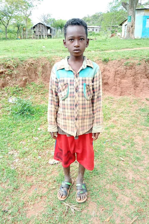 An unsponsored boy named Mihret from Ethiopia who lives in an AIDS-affected area, is vulnerable to exploitation and has waited 431 days for a sponsor.