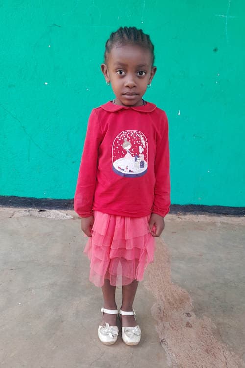 An unsponsored girl named Marbel from Ethiopia who lives in an AIDS-affected area, is vulnerable to exploitation and has waited 387 days for a sponsor.