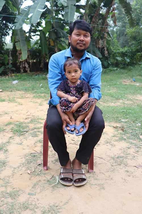 An unsponsored girl named Eva from Bangladesh who is vulnerable to exploitation and has waited 488 days for a sponsor.