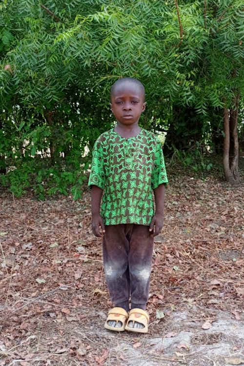 An unsponsored boy named Ezeckiel from Burkina Faso who lives in an AIDS-affected area, is vulnerable to exploitation and has waited 385 days for a sponsor.