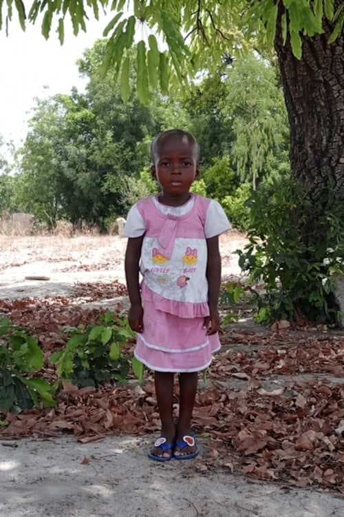 An unsponsored girl named Elisabeth from Burkina Faso who lives in an AIDS-affected area, is vulnerable to exploitation and has waited 385 days for a sponsor.