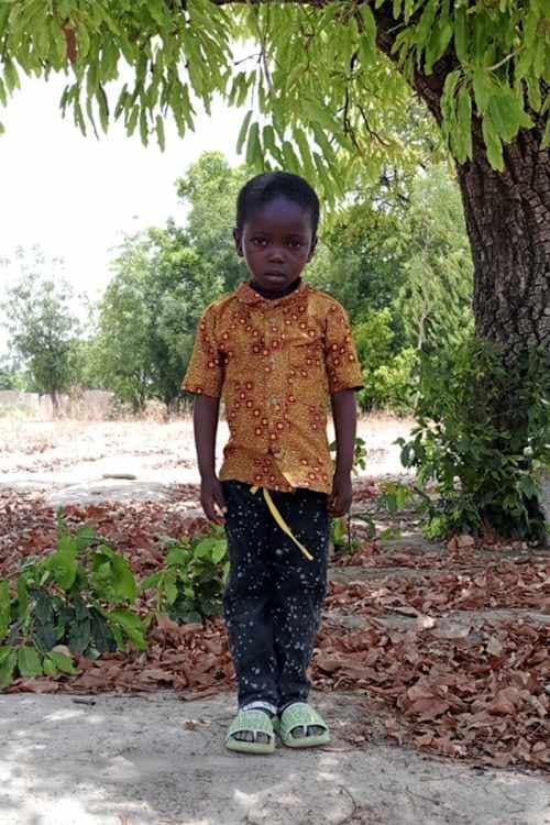An unsponsored boy named Adama from Burkina Faso who lives in an AIDS-affected area, is vulnerable to exploitation and has waited 385 days for a sponsor.