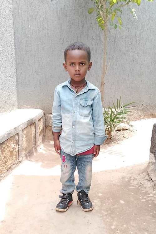 An unsponsored boy named Rebira from Ethiopia who lives in an AIDS-affected area, is vulnerable to exploitation and has waited 377 days for a sponsor.