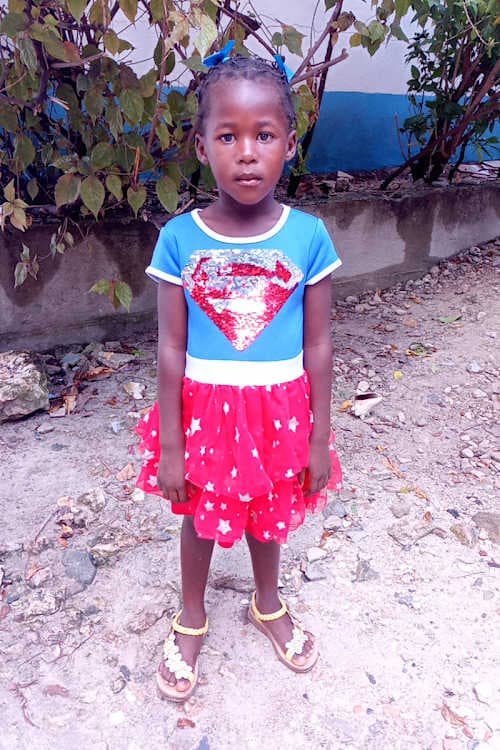 An unsponsored girl named Erline from Haiti who is vulnerable to exploitation and has waited 435 days for a sponsor.