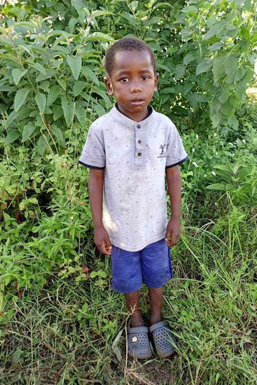 An unsponsored boy named Jackan from Kenya who lives in an AIDS-affected area and has waited 481 days for a sponsor.