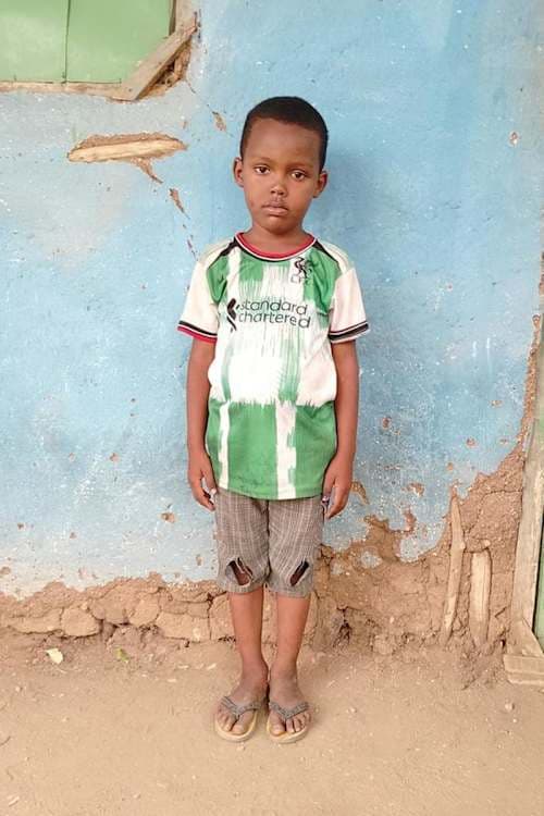 An unsponsored boy named Kalid from Ethiopia who lives in an AIDS-affected area, is vulnerable to exploitation and has waited 384 days for a sponsor.